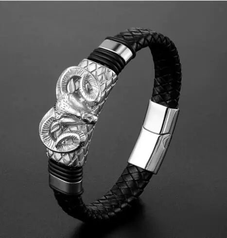 Constellation Braided Steel Bracelet for Men