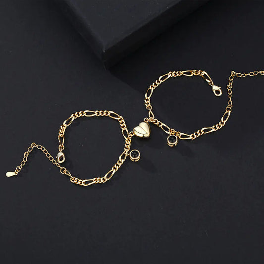 100 Love Languages Couple Bracelets
